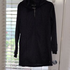 Calvin Klein Purple Light Weight Jacket With Detachable Hoodie